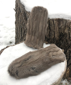 Real Fur Mittens. Gray squirrel fur mittens with fur lining. Fur lined Mittens for raynauds. warmest furry mittens made in Canada