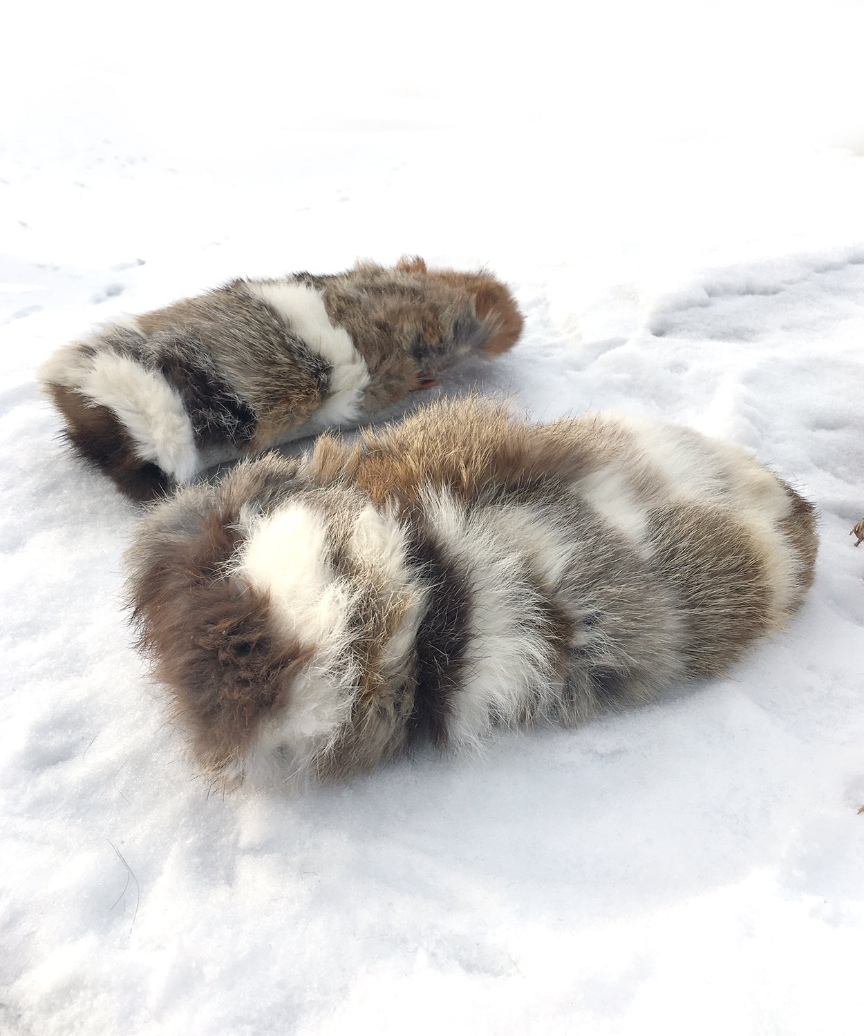 Real Fur Mittens. Rabbit fur mittens with fur lining. Mittens for raynauds. warmest mittens made in Canada