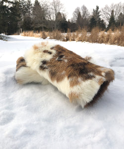 Real Fur Mittens. Rabbit fur mittens with fur lining. Mittens for raynauds. warmest mittens made in Canada