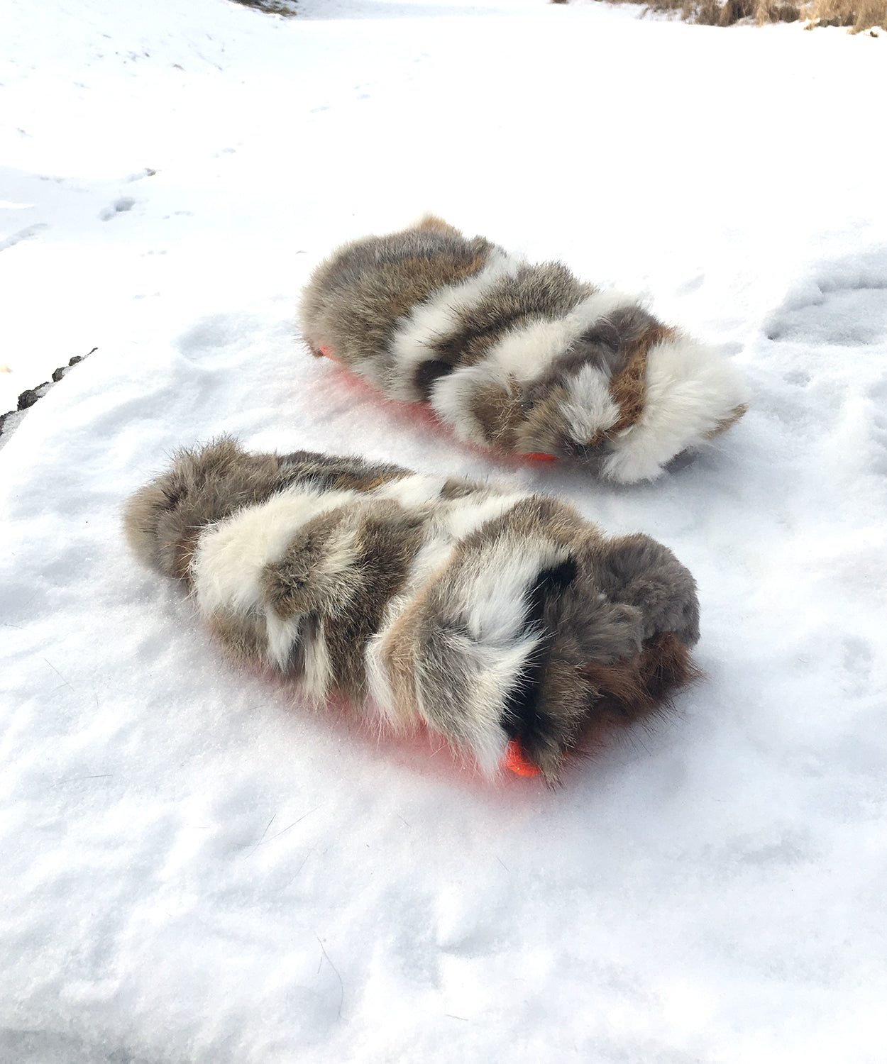 Real Fur Mittens. Rabbit fur mittens with fur lining. Mittens for raynauds. warmest mittens made in Canada