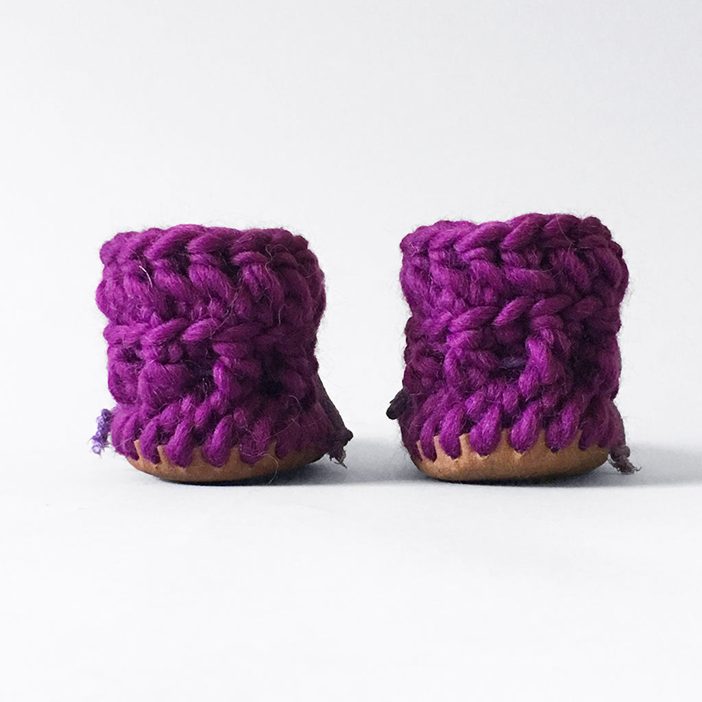 Baby and Kids Merino Wool Slippers - Smoothie