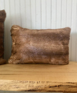 Autumn Haze Mink Fur Accent Pillows - 13x19" and 17x17" - Muffle - Up!