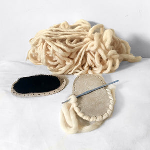 Baby and Kids Merino Wool Slippers - Noir - Muffle - Up!