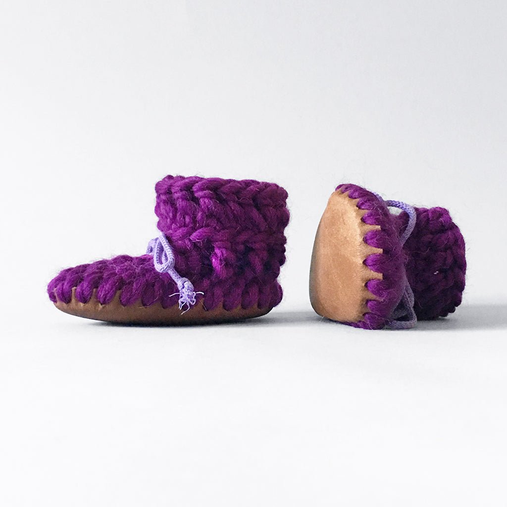 Baby and Kids Merino Wool Slippers - Smoothie - Muffle - Up!