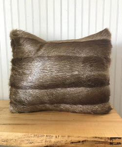 Reclaimed Beaver Fur Pillow 18x22" - Muffle - Up!