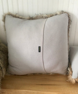 Reclaimed Coyote Fur Pillow 20" x 20" - Muffle - Up!