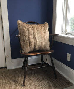 Reclaimed Tan Fur Pillow 22 x 22" - Muffle - Up!