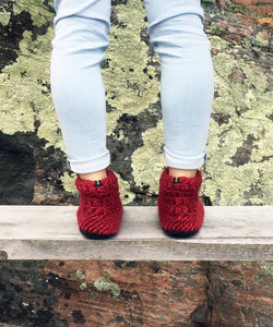 The Demi - Boot: Cranberry Red - Muffle - Up!