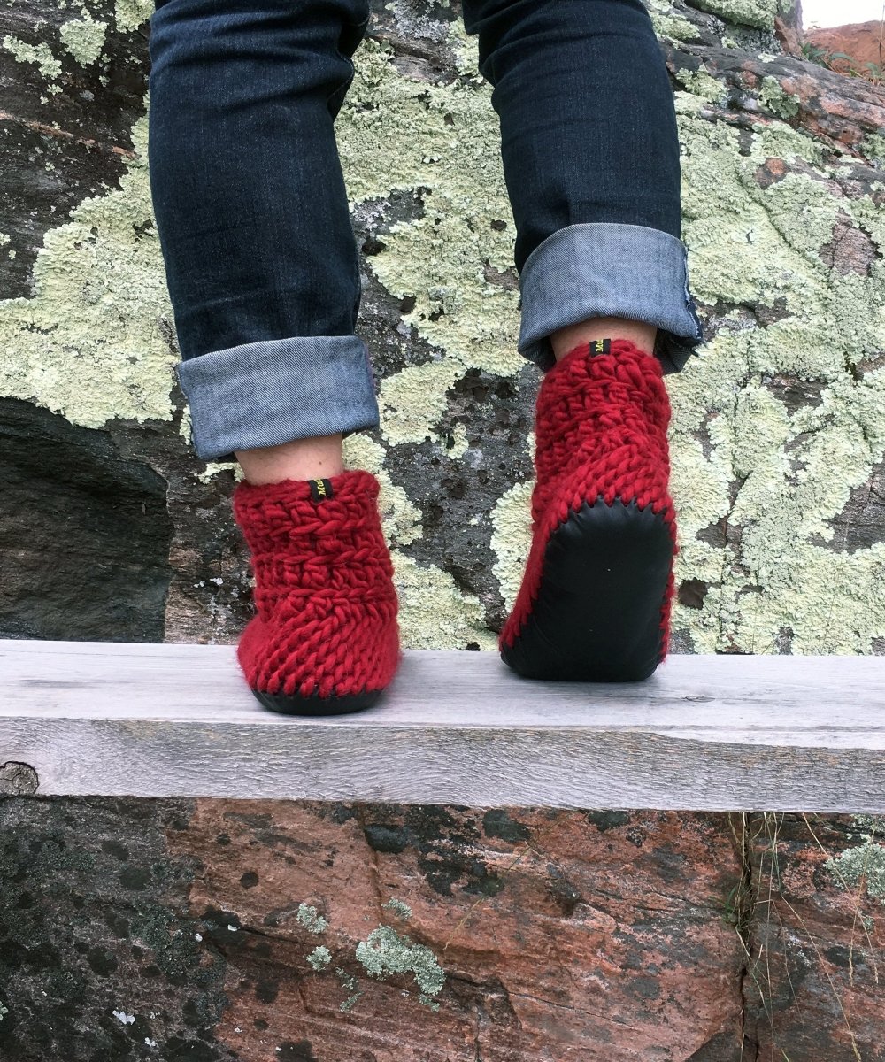 The Demi - Boot: Cranberry Red - Muffle - Up!